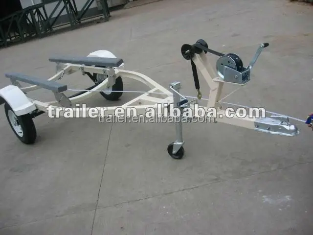 6.8m Hot Dipped Galvanized Jet Ski Boat Trailer Marine Watercraft Trailer view 4