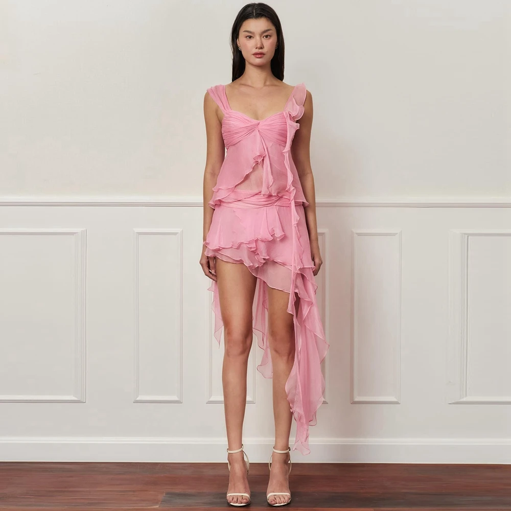 New Pink Asymmetric… - image