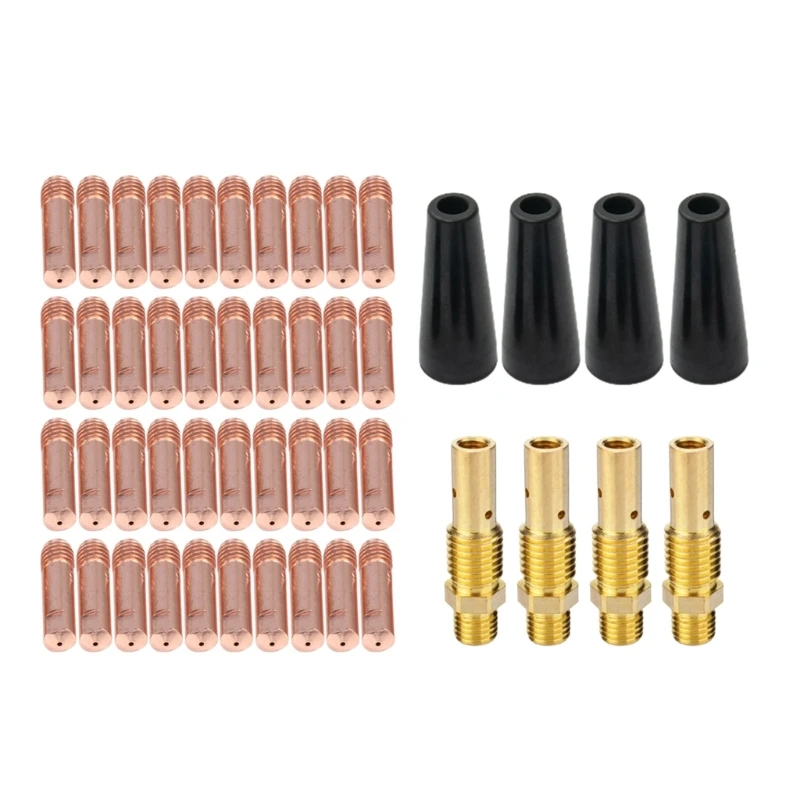 48PCS FluxCore Gasless Nozzle Tips KP1391-1,0.03in Tips, Welding Dropship