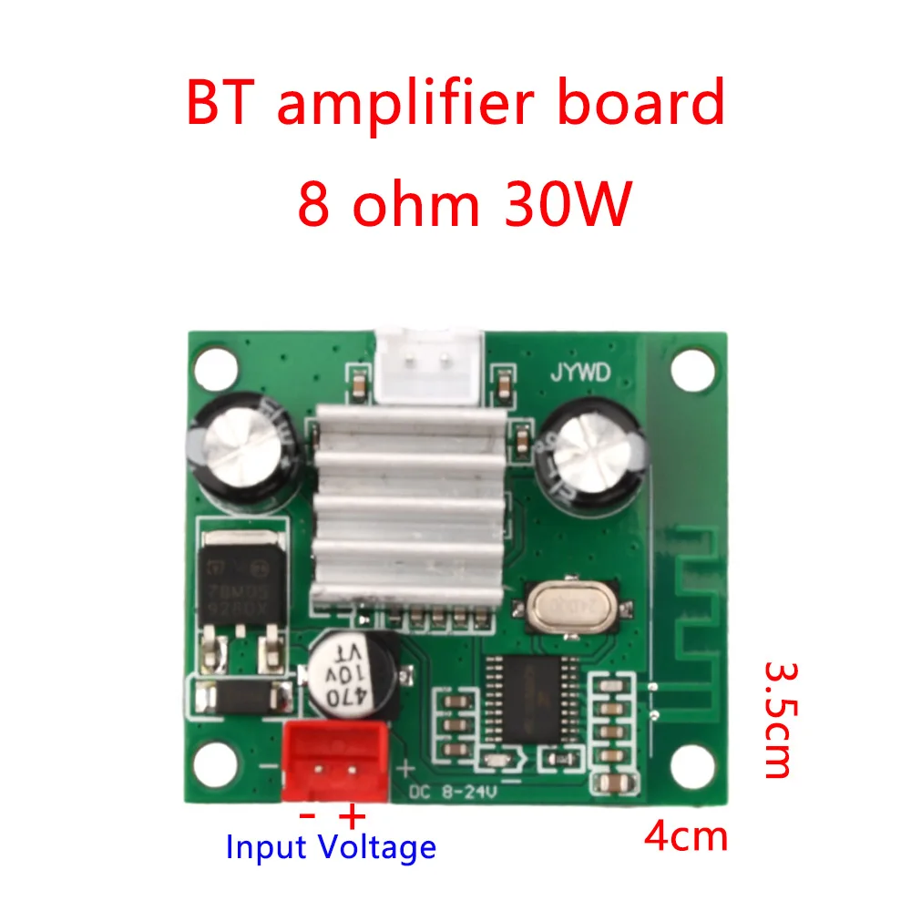 Bluetooth 30W Power Amplifier TWS Speaker Sound Module Board Audio Receiver Bluetooth Power Amplifier Board Two-way Stereo