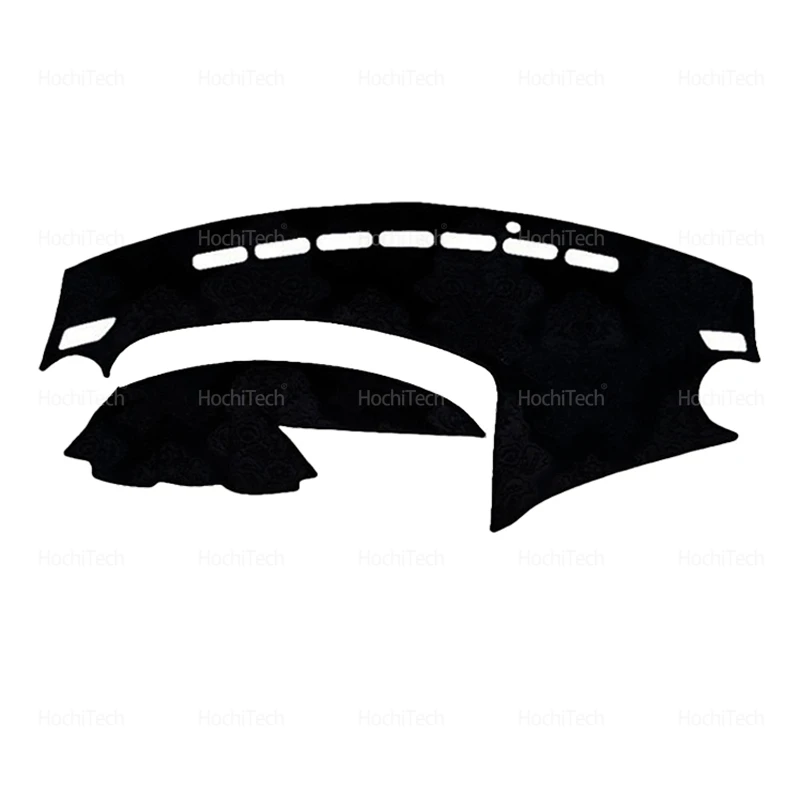 Schwarzes Wildleder-Armaturenbrett, Anti-UV-Armaturenbrett-Abdeckung, Sonnenschutz, Teppichpolster für Mazda 3 M3 BL Axela 2009 2010 2011 2012 2013 Teppich – Detail 3