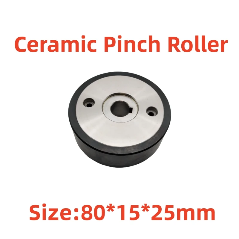 Ceramic Pinch Roller M412 80*15*25mm X055C662G51 for lower speed wire-cut EDM Machine Service