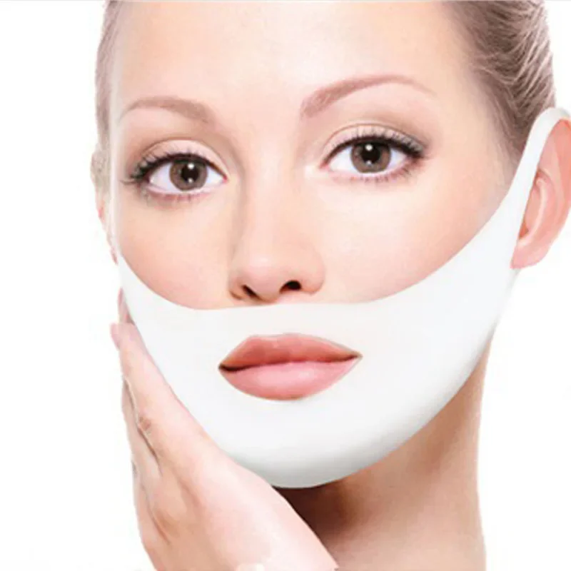 1pcs 4D Reduce Double Chin Tape Neck Firming Shape Mask Face Lift Slimming Mask V Line Chin Up Patch