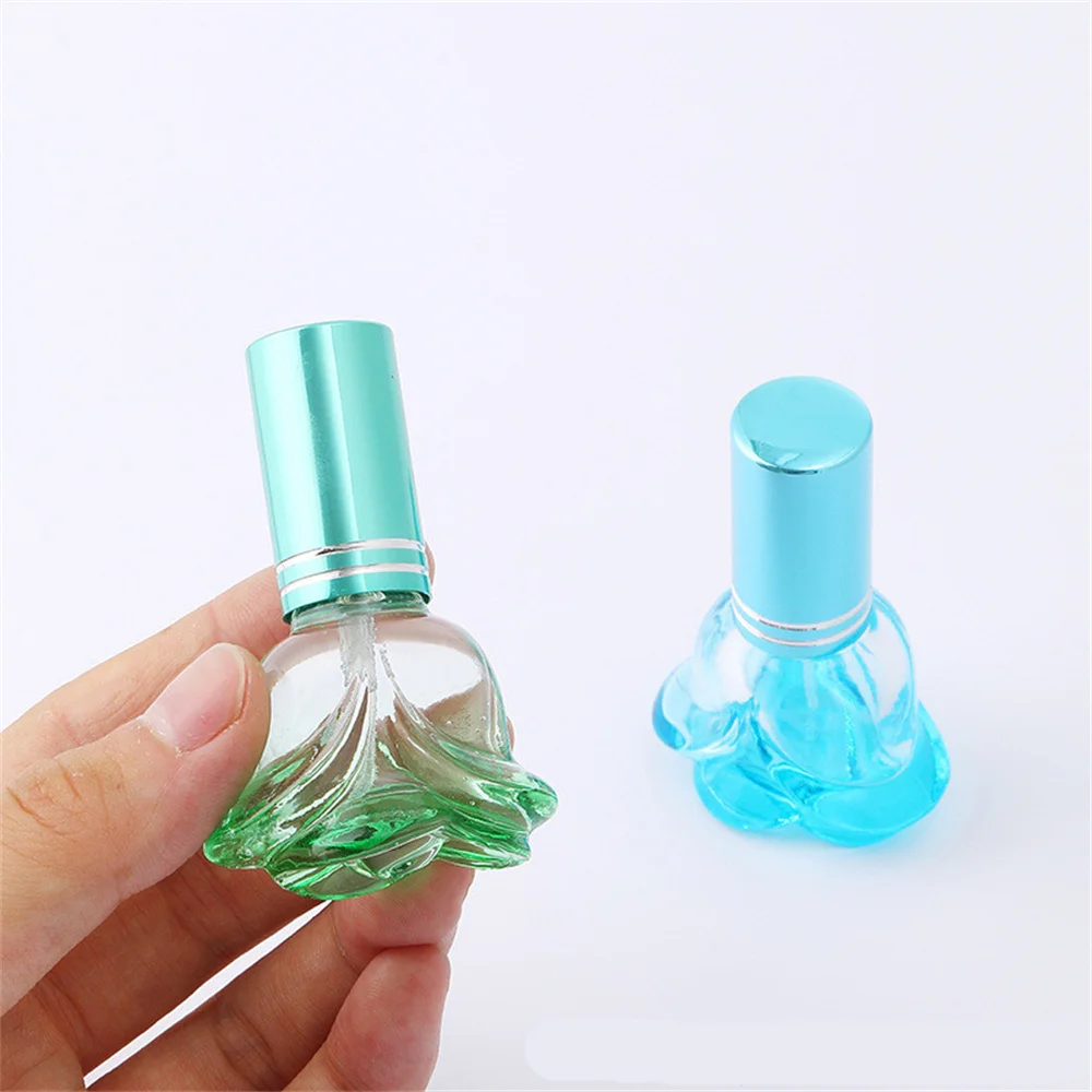 20ml Perfume Spray Bottle High-Grade Colour Glass Empty Container Fragrance Sprayer Refillable Atomizer Travel Portable Supplies