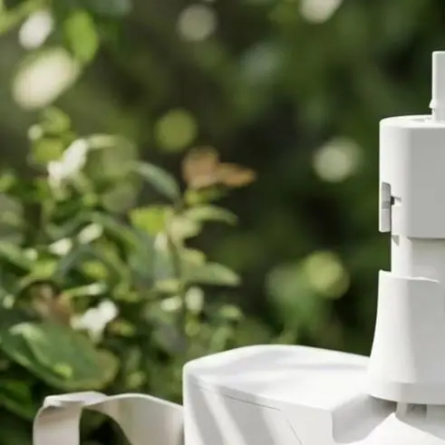 Wired for Smart Rainfall Sensor for Irrigation Timer Systems Compatible with Most Controllers White Plastic Garden Device
