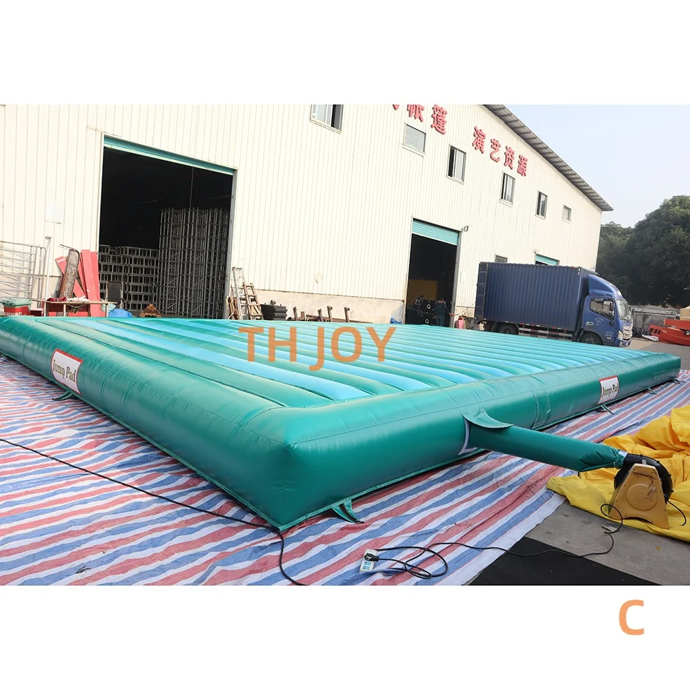 by ship to door, custom made inflatable jump pillow giant Jumping Bounce Pads for kids and adults