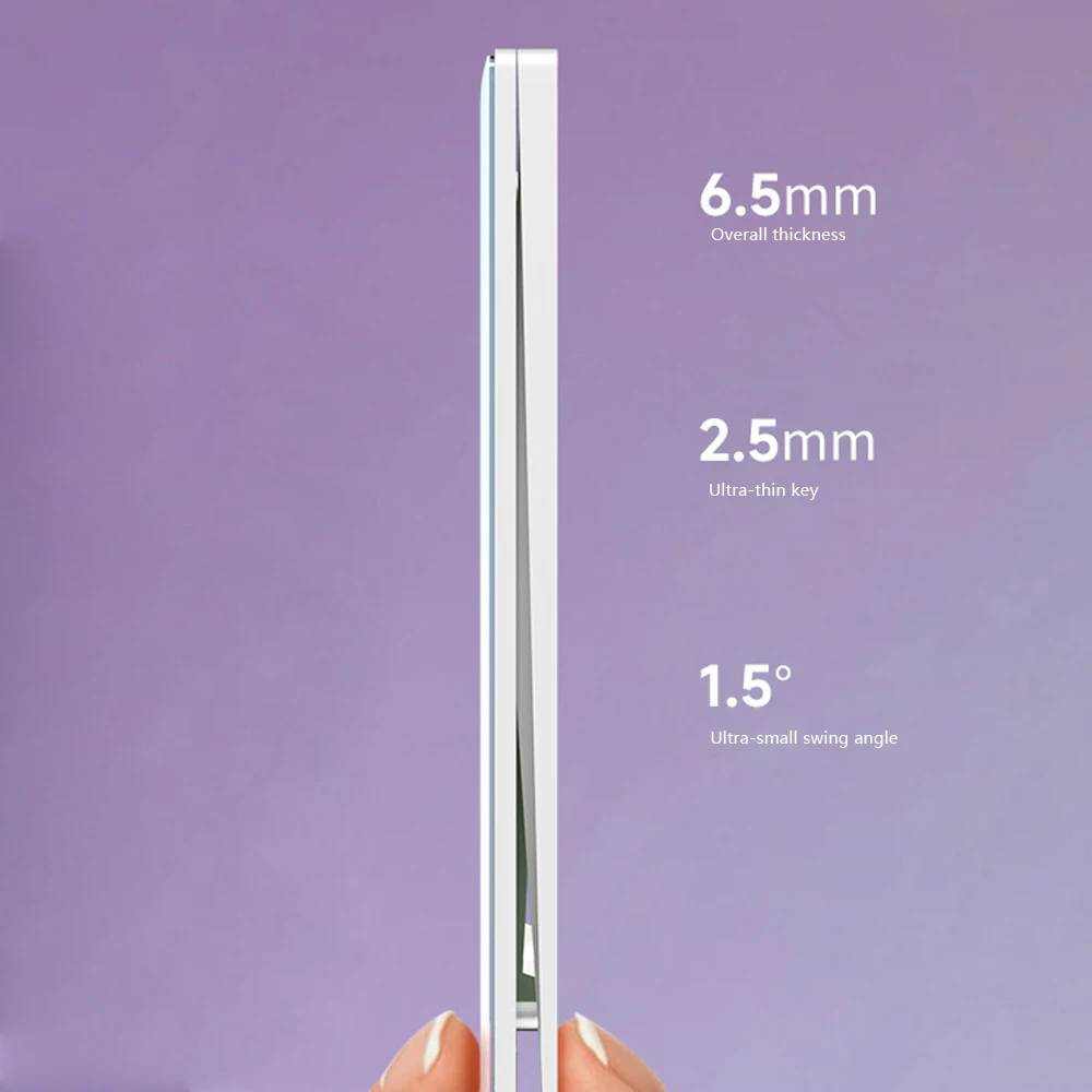 International Electrician Concealed Installation 86 Ultra-thin Tempered Glass Personalized Gradient Color Switch One Open