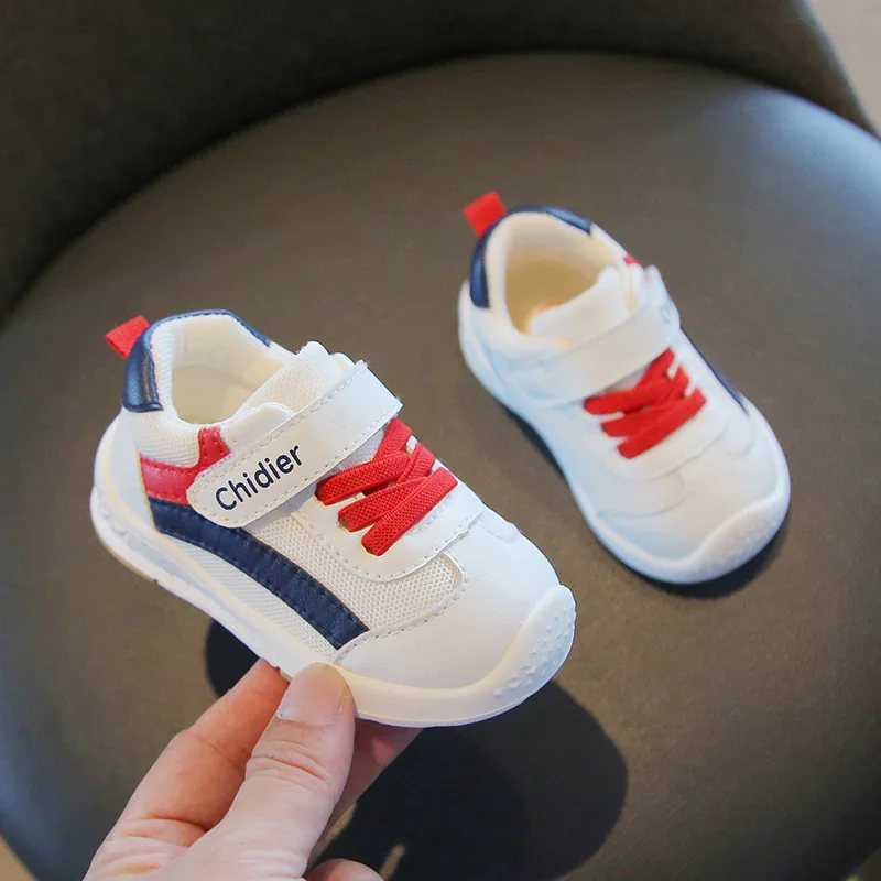 Children\'s Sports Shoes Mesh Breathable Boys and Girls\' Casual Walking Shoes Soft Soles Anti-skid Baby Walking Shoes Baby Shoes