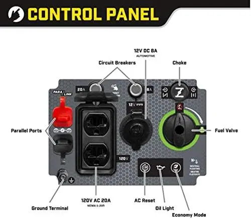 サイレント技術を備えたポータブルインバータ,超軽量ジェネレーター,2000 w