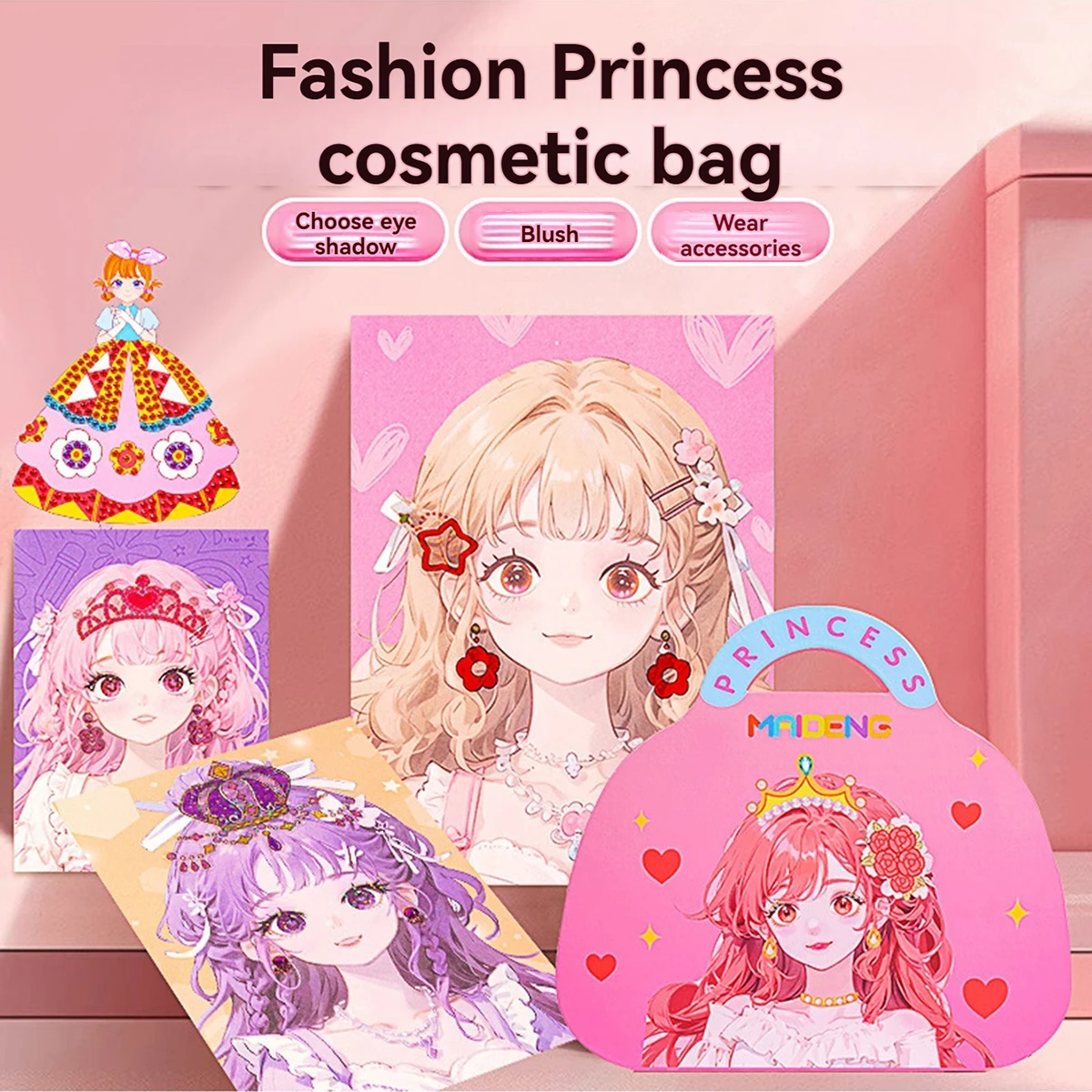 

1 шт./компл., книга-головоломка, бумажная кукла, наряд, игровая книга, студенческая наклейка ручной работы, обучающие канцелярские принадлежности, подарки, игрушки для девочек