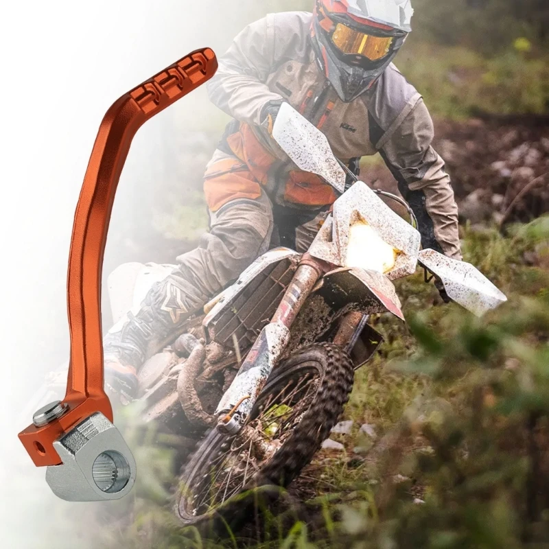 

High Strengths Aluminum Kick Starter For Off Road Motorcycles Lightweight Starter Lever Pedal Anodized Finish X37F