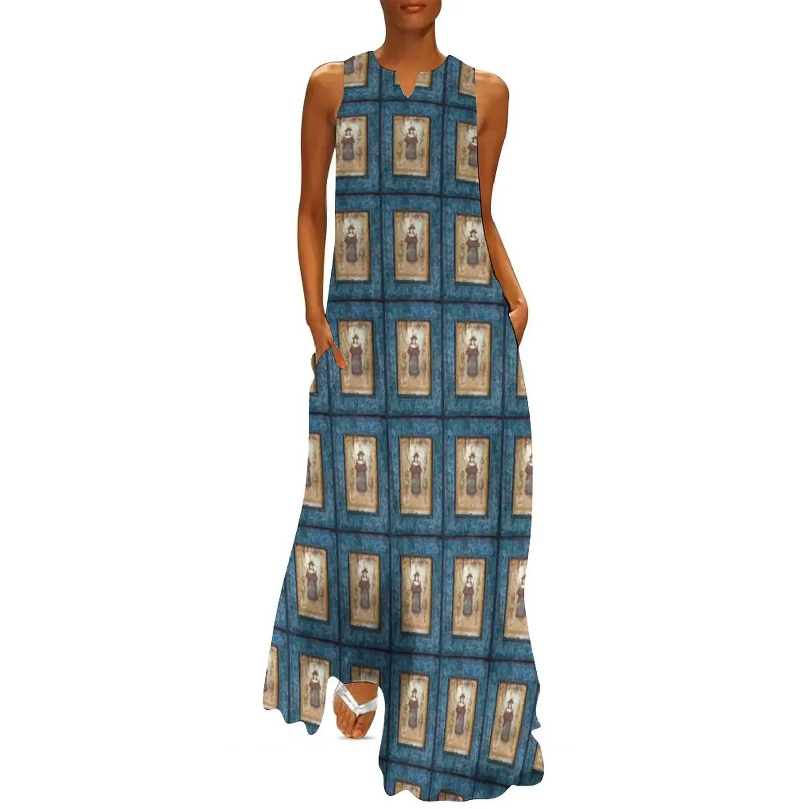 

El Santo Nino De Atocha Long Dress evening dresses women dress korean style wedding dresses for parties Dress