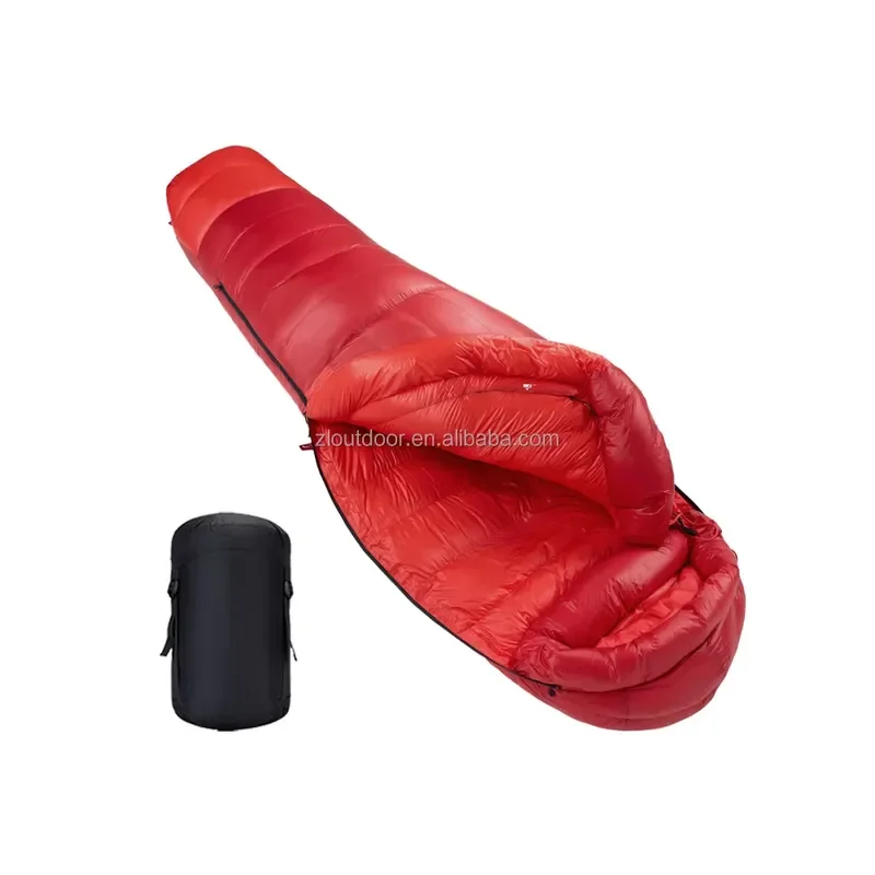 Hot Sale Sleeping Bag Down Adult Outdoor Camping All Season Goose Down Sleeping Bag