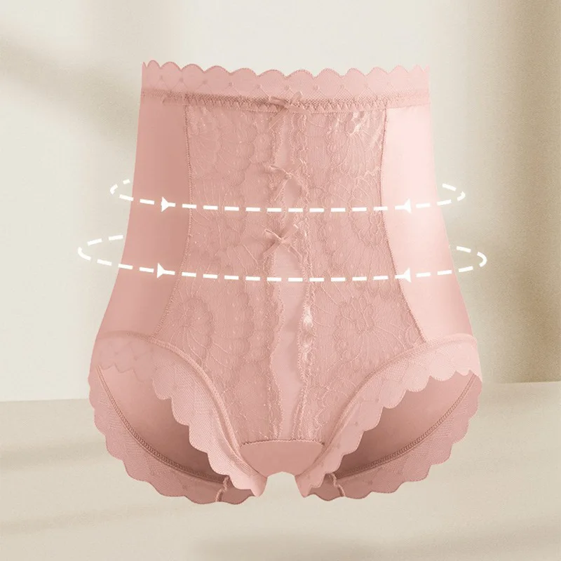 ارتفاع الخصر الدانتيل النساء سراويل الحرير الجليد رقيقة مطاطا ملخصات الملابس الداخلية سلس الفاخرة ملابس داخلية جيدة التهوية بعقب رفع السروال