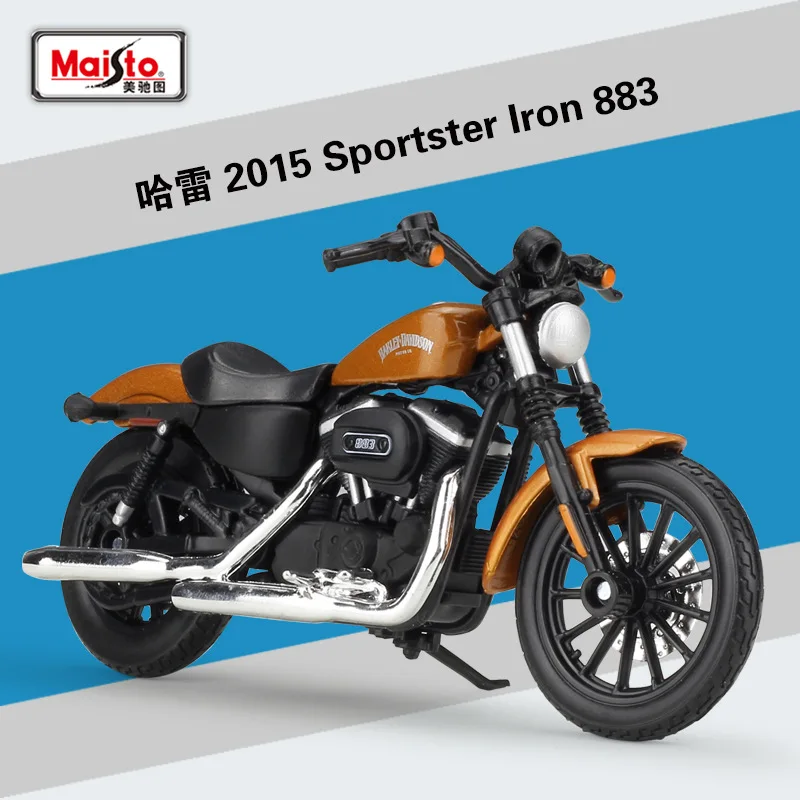 Maisto 1:18 Harley Davidson Sportster Iron 883 Alloy Classic
