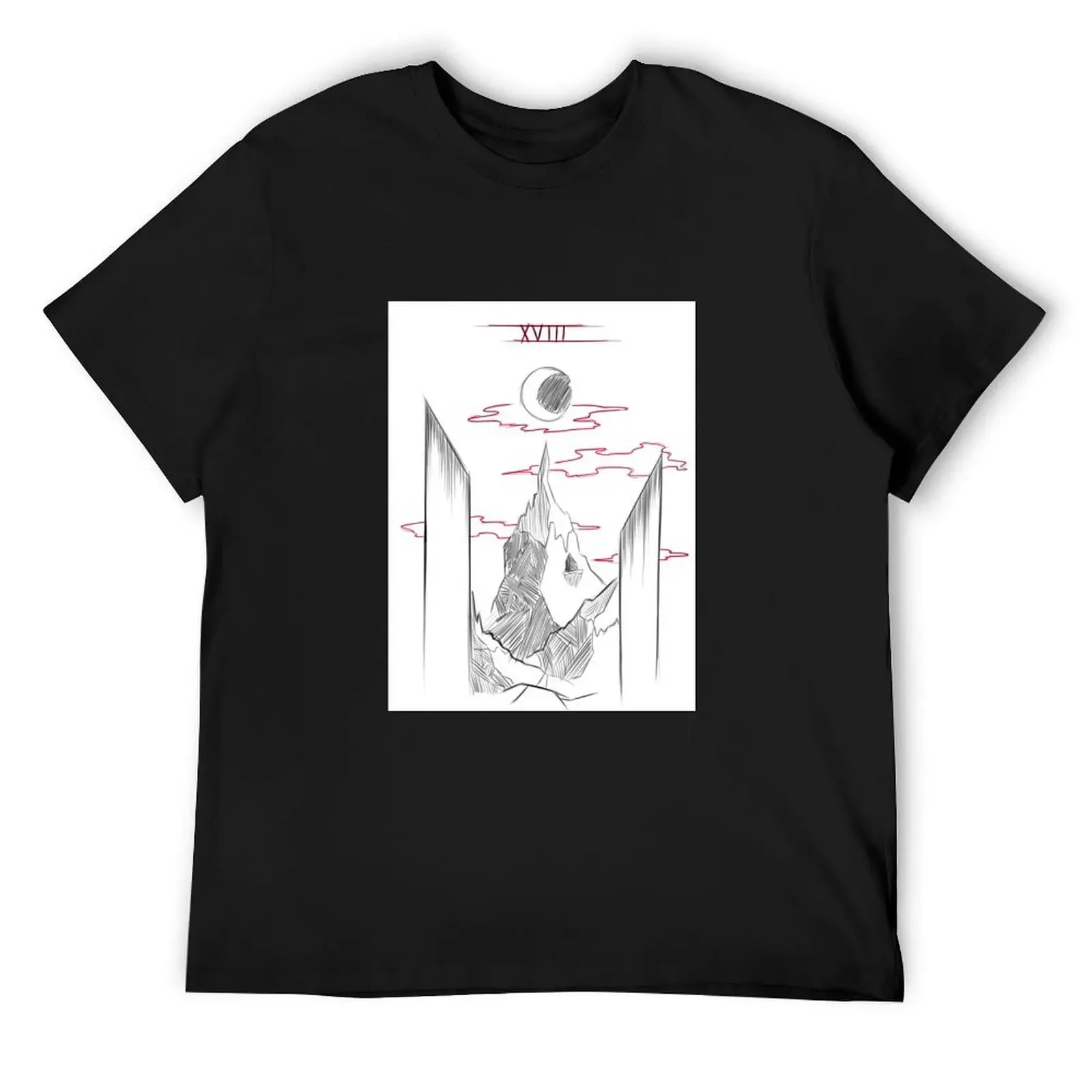 

The Moon Tarot T-Shirt vintage t shirts heavyweights kawaii clothes quick drying mens graphic t-shirts hip hop