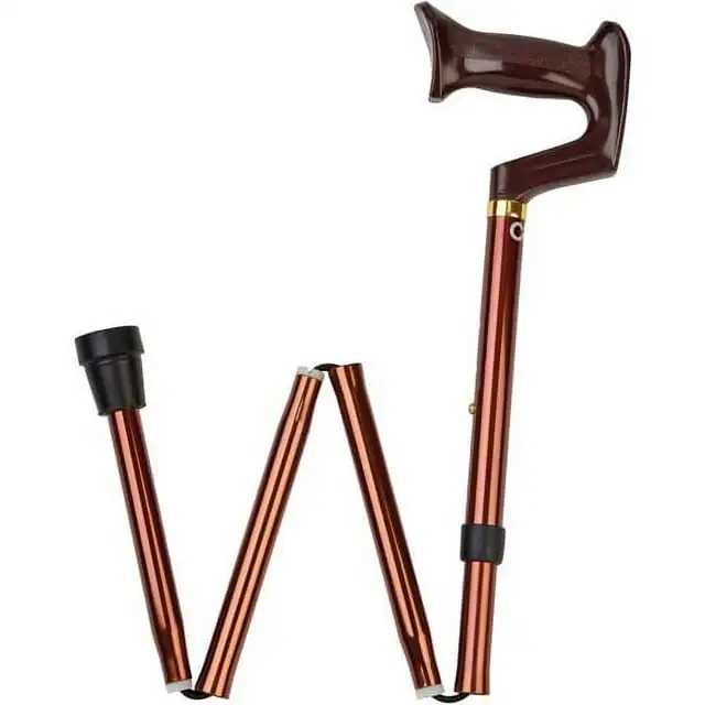 

Carex York Bastón Para Caminar Ajustable Y Plegable Para Todas Las Ocasiones, Bronce, Capacidad De Peso De 250 lb