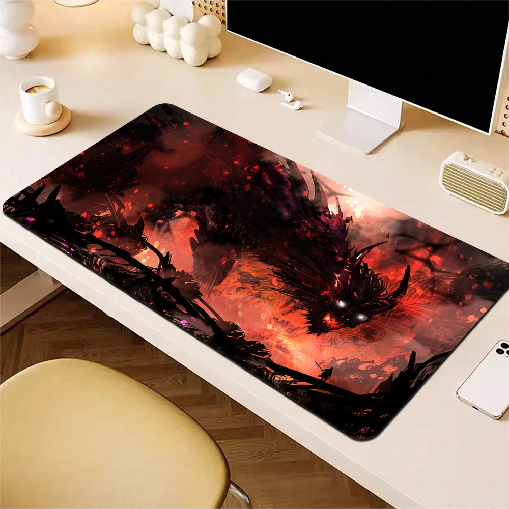 

Demon Mouse Pad Gamer Large Gaming Mousepad Premium Computer Mouse Mat Big Office Desk Mat XXL 90x40cm Keyboard Pad Otaku Carpet