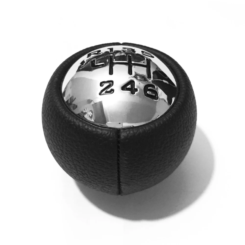 Amazleer Pommeau De Vitesse 6 Vitesses Noir – Compatible Peugeot 307, 308, 3008, 407, 807, C3, C4, C8