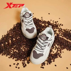 Xtep-Chaussures de Skate Confortables pour Femme, Baskets Mocha Cocoa, Style de Rue, Automne 2024, 876318310021