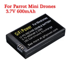 3.7V 600mAh 15C Replacement Lipo Battery For Parrot Mini Drones Mambo Jumping Sumo and Rolling Spider 3.7v Drones Battery