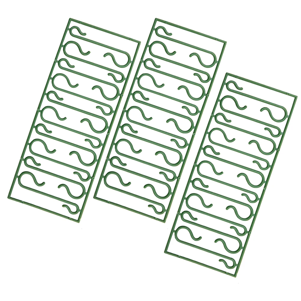 

500 Pcs Holder Plastic Hook Manual Christmas Hangers Bridesmaid Supply