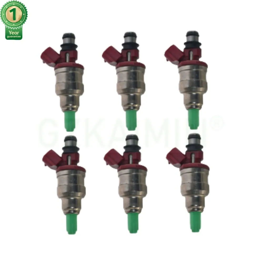 

6Pcs Fuel Injector OEM 195500-2190 1955002190 JE1513250 FOR MAZDA MPV 1992-1998