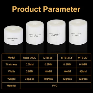 Fahrrad Reifen-Auskleidungskissen, Laufbandbohrerd, MTB Mountain Bike Sticks, Anti-Track-Innenrohr, MAT TIRE, 700C, 26 8 Hauptverkaufsfahrradauskleidung ARO 29 - №2