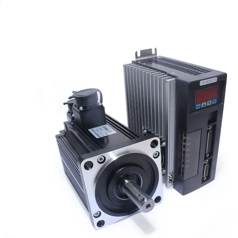 220V 3.8KW 2500RPM 15N.M.130ST-M15025 Single Phase AC Servo Motor With Driver AASD-50A  for CNC Machine