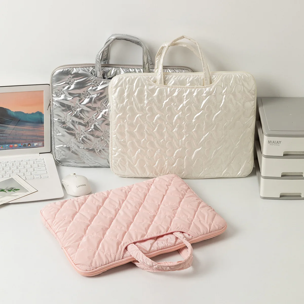 

15-дюймовая сумка для ноутбука Ins Cotton Bag для MacBook Air/Pro 13-13,3 15-дюймовый ноутбук Pro 14 M2 M1 Surface Book Dell HP Lenovo Портфель