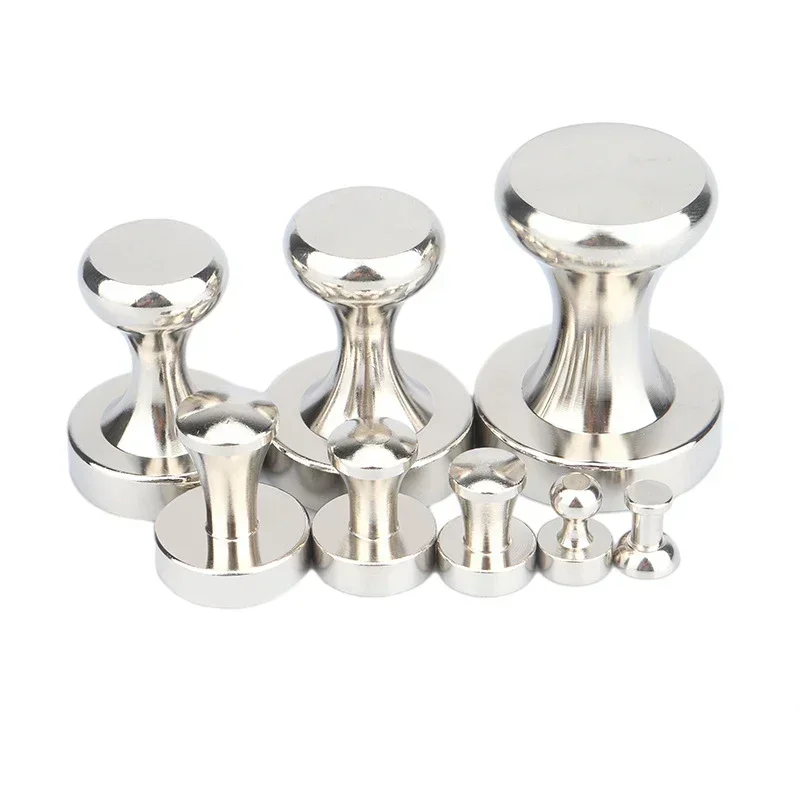 

Strong Magnetic Push Pins Neodymium Magnet Sucker Pushpins Metal Thumbtack Hanging Hook for Refrigerator Whiteboard Office