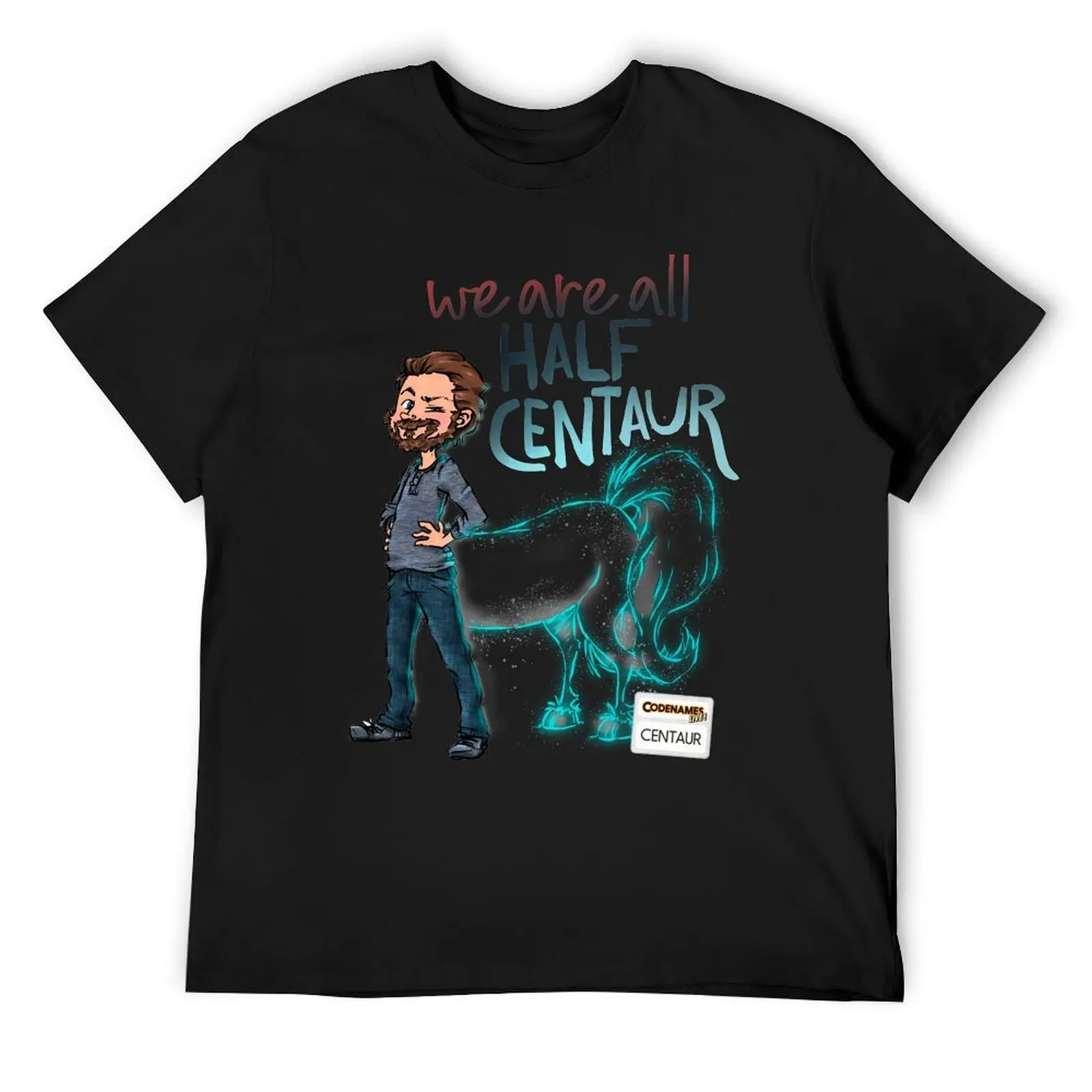 

Half Centaur Codenames Live Card T-Shirt custom t shirt boys whites valentines boutique clothes anime tshirt men clothing