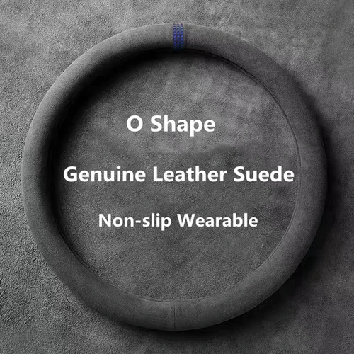 블랙 스웨이드 자동차 핸들 커버, 메르세데스 벤츠 C CLA W164 W210 W204 W205 124 211 W220 W163 W209 W212 W202 GL W177 W203 