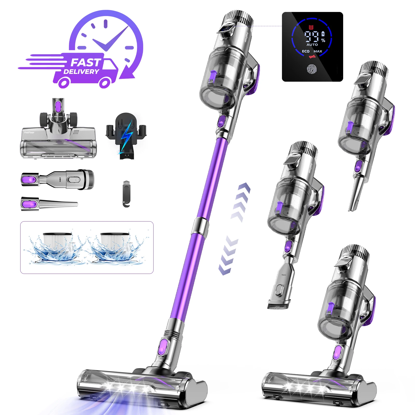 Aspirateur sans fil HEPA Le FixtFixer V10 est-il vraiment efficace pour les allergiques et les foyers avec animaux