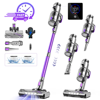 FixtFixer V10 500W Cordless Vacuum Cleaner, 80 Minute Handheld Wireless Hoover with LED Display, Home Vacuum Hoover