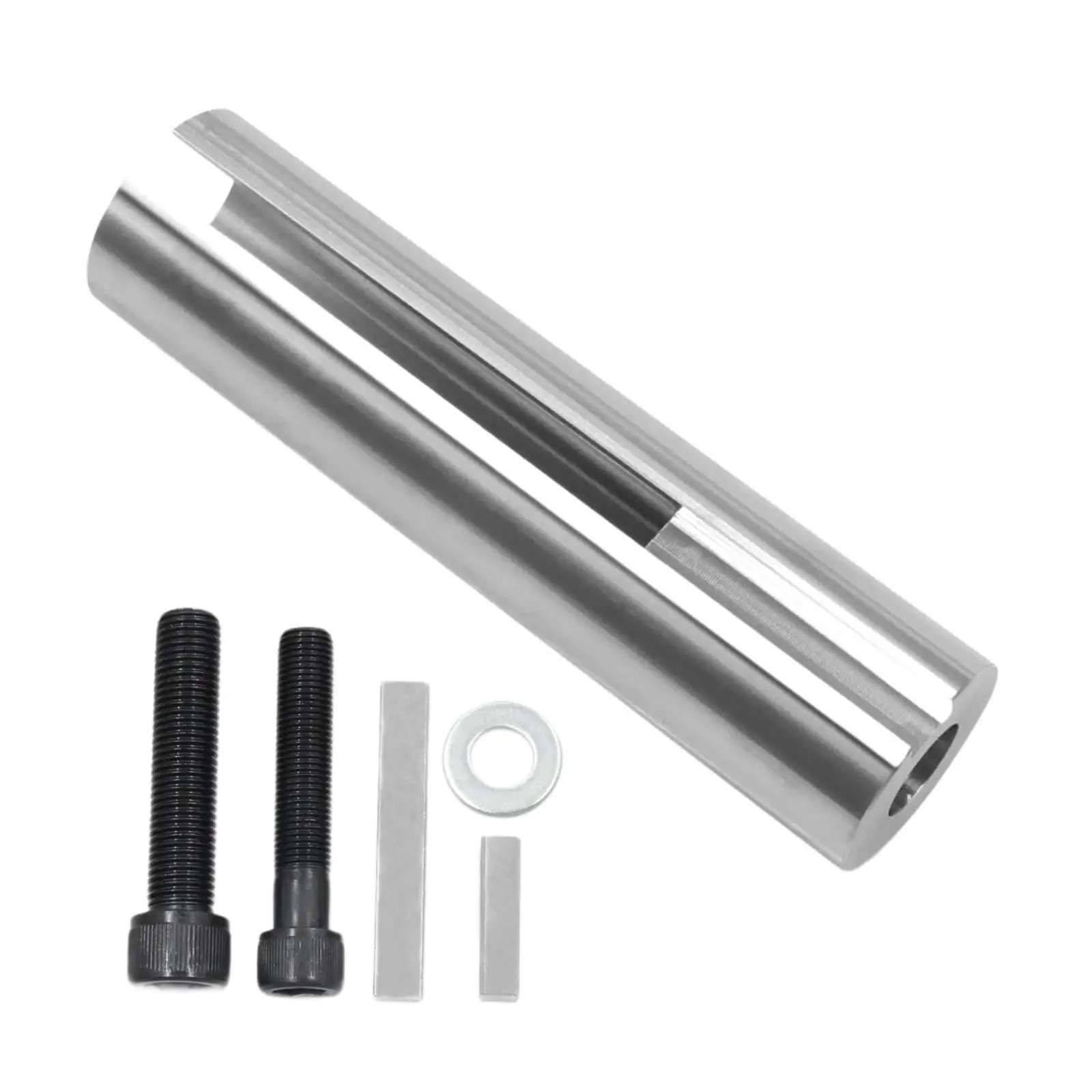 

Gas Engine Pulley Crank Shaft Sleeve Adapter with Bolts and Washer Easily Install Sturdy Professional Extended 1" to 1 1/8 inch