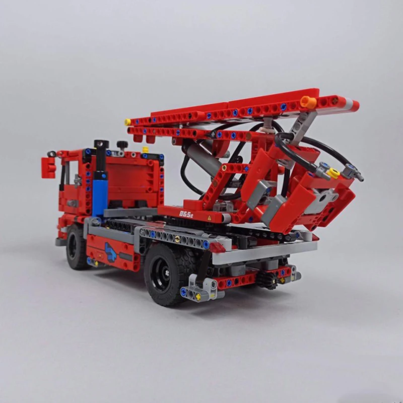 817PCS Technic Vehicle Moc building blocks  Set - Cherry Picker Model Kit Build for Display
