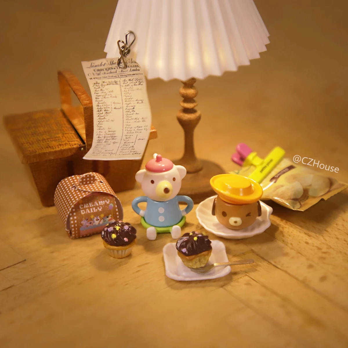 

1:6 Doll House Model Furniture Accessories Miniature Bear Water Bottle Teapot Plate Puppy Cup Bjd Ob11 Gsc Blyth Lol Props Decor