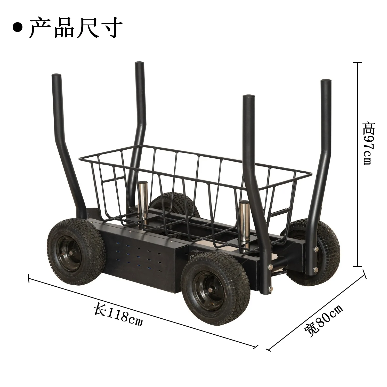 Adjustable Tank Truck Weight Sled, Heavy Duty Push Pull Cart with Storage Basket, All Terrain Utility Wagon for Outdoor Sports