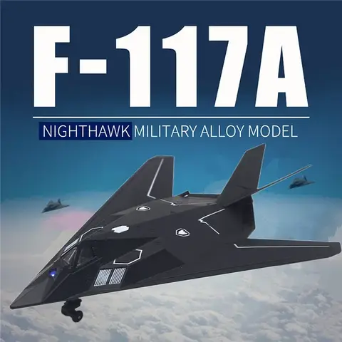 American nighthawk F-117A modelo de aeronave de combate furtiva simulação liga aeronave brinquedo das crianças modelo de caça ornamento de parede