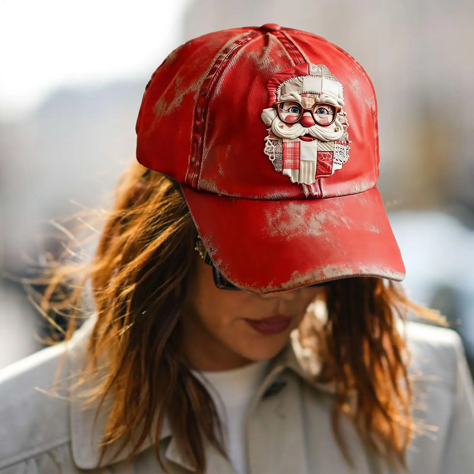 

Mens Baseball Hats Merry Christmas Twill Headwear Print Soft Sun Protection Ball Hats for Teenagers Men Women Holiday Golf