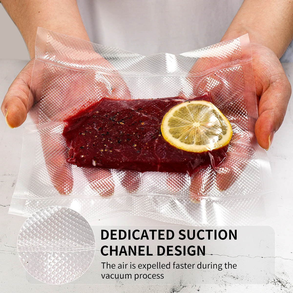 vacuum bags for food Vacuum Sealer bag Food Fresh Long Keeping 12+15+20+25+30cm*500cm Rolls/Lot bags for vacuum