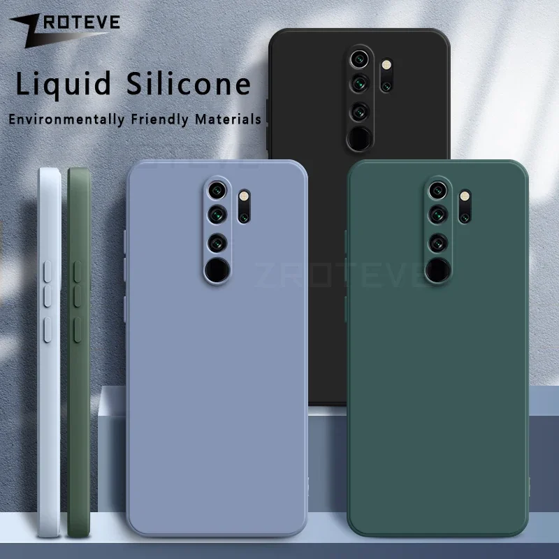 For Redmi Note8 Pro Case ZROTEVE Silky Liquid Silicone Soft Cover For Xiaomi Redmi Note 8 2021 7 Pro Xiomi Mi Note7 Phone Cases