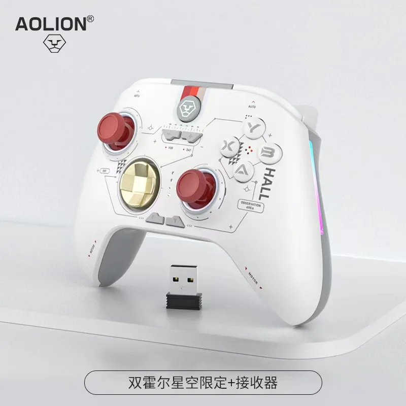 Spot Switch Gamepad Dual Hall PC Somatosensory Burst Vibration Linear Trigger NS Wireless Bluetooth Handle Gift