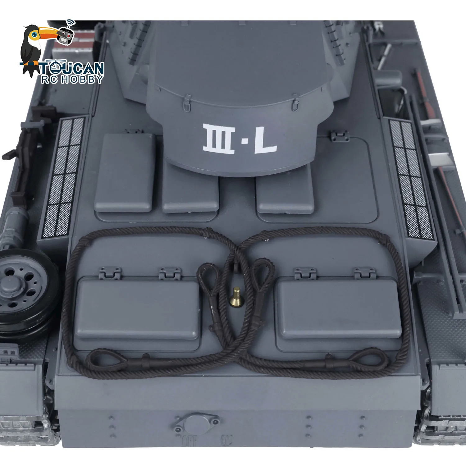 US Stock HENG LONG 1/16 7.0 Upgraded Metal Tracks RC Panzer III L RTR Radio Control Tank 3848 Remote Control Car TH17342
