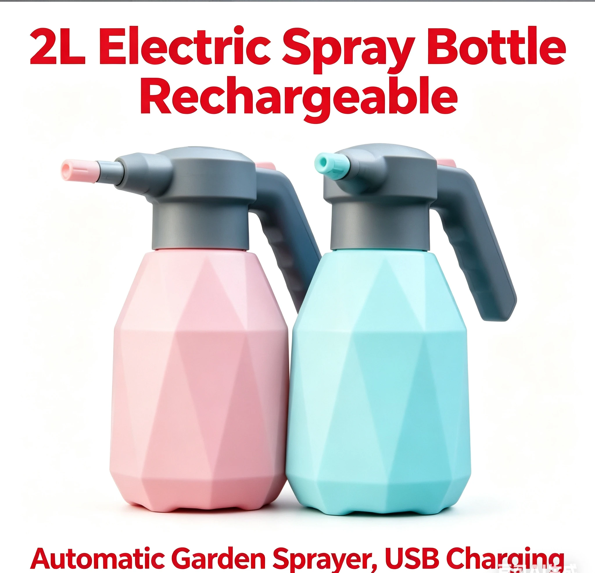 

Электрический распылитель 2 л, перезаряжаемый, автоматический садовый опрыскиватель с регулируемой насадкой, лейка для растений с зарядкой через USB, La