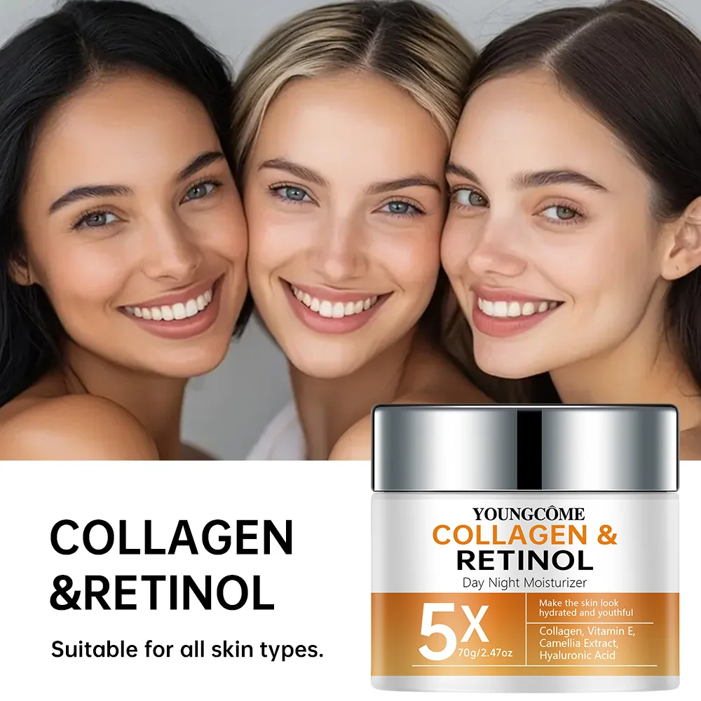 

Collagen Retinol Anti Aging Face Cream Moisturizing Firming Hyaluronic Lightening Repairing Smooth Skincare Whitening Creams
