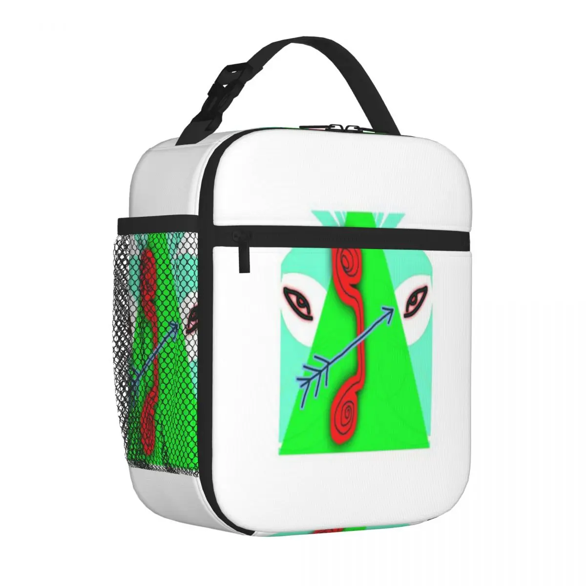 Hot Sale Love Haunts Quietly Picnic Style Bento Bag School Break Time Insulated Snack Tote