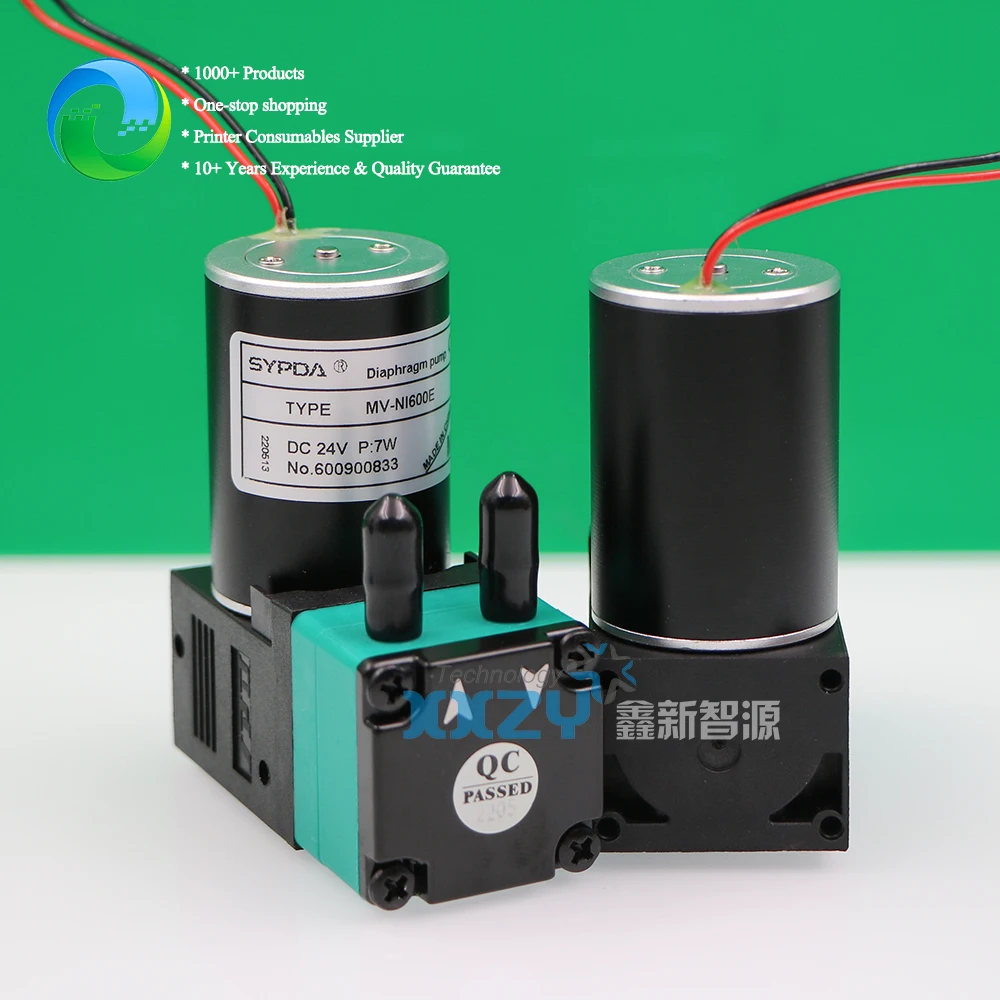 SYPDA MV-NI600E Diaphragm Pump Brushless Motor 7W for UV Printer Ceramic Machine Ink Pump 24V