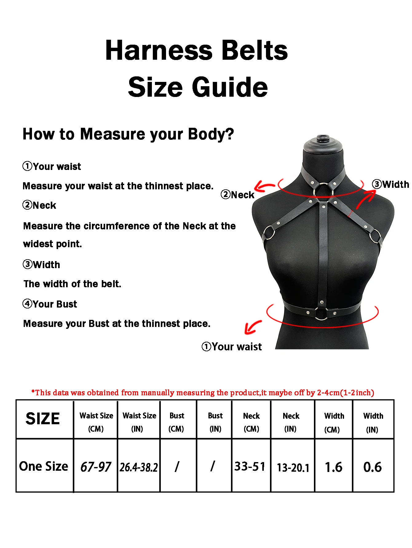 Frauen PU Leder Taille Gürtel Trend Punk Gürtel Mode Weibliche Street Style Dekoration Körper Kette Gürtel Gothic Kleidung Zubehör – Detail 3